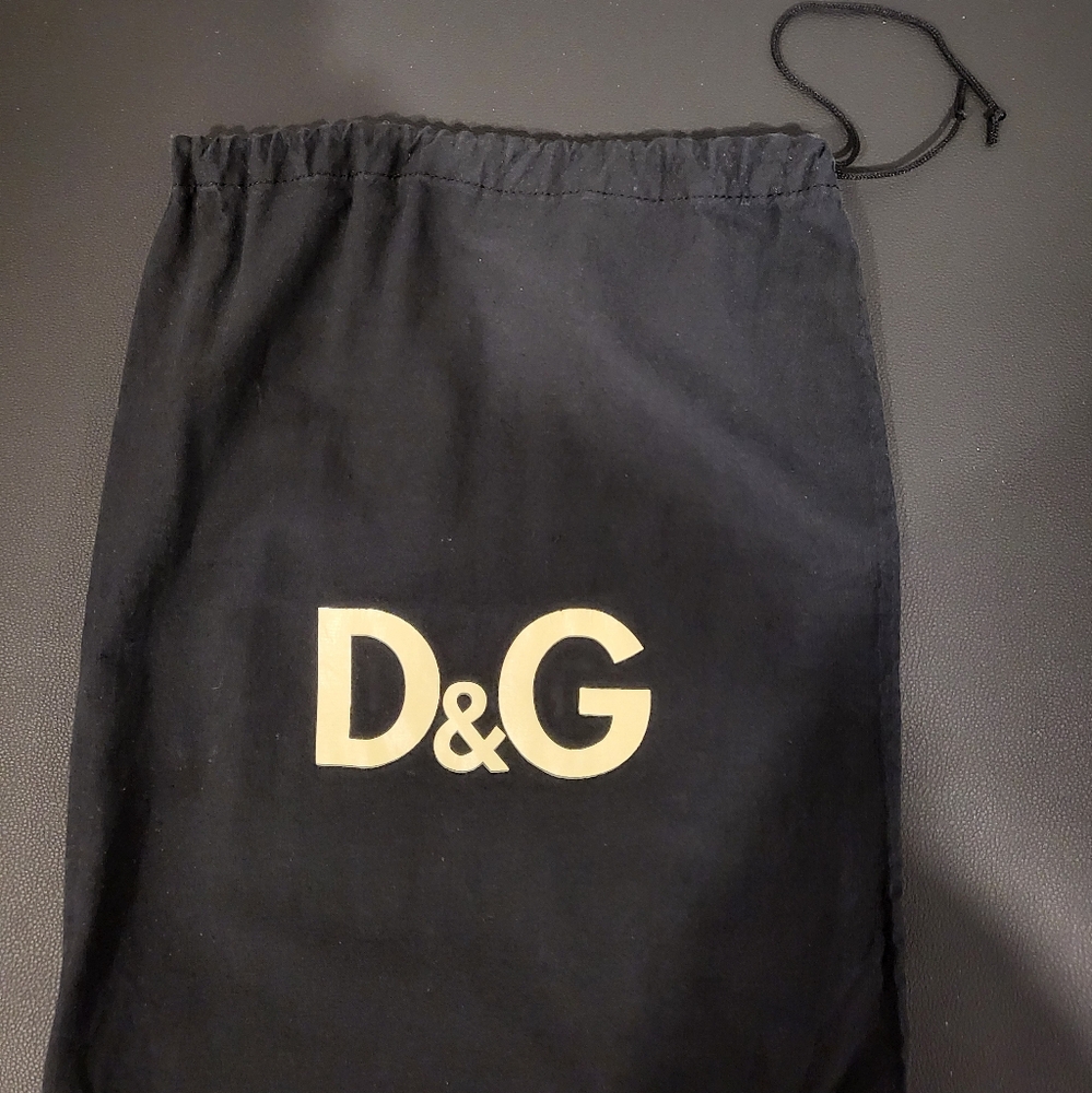 D&G Black and Gold Dust Bag
